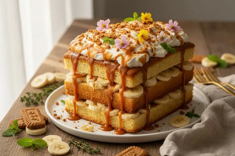 Banoffee-täytekakku