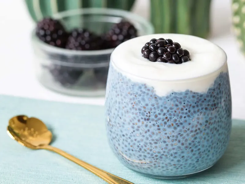 Karhunvatukka Chiapudding