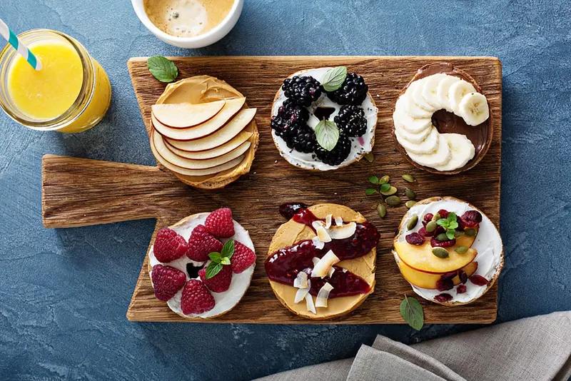 Täytetyt Bagelit