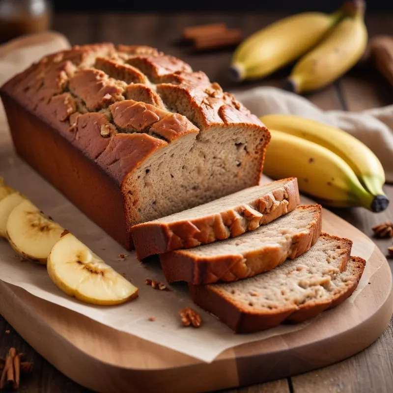 Maustettu mustabanaanileipä