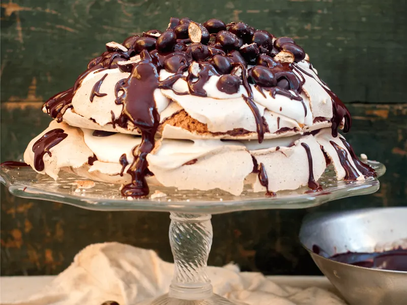 Minttusuklaa Pavlova