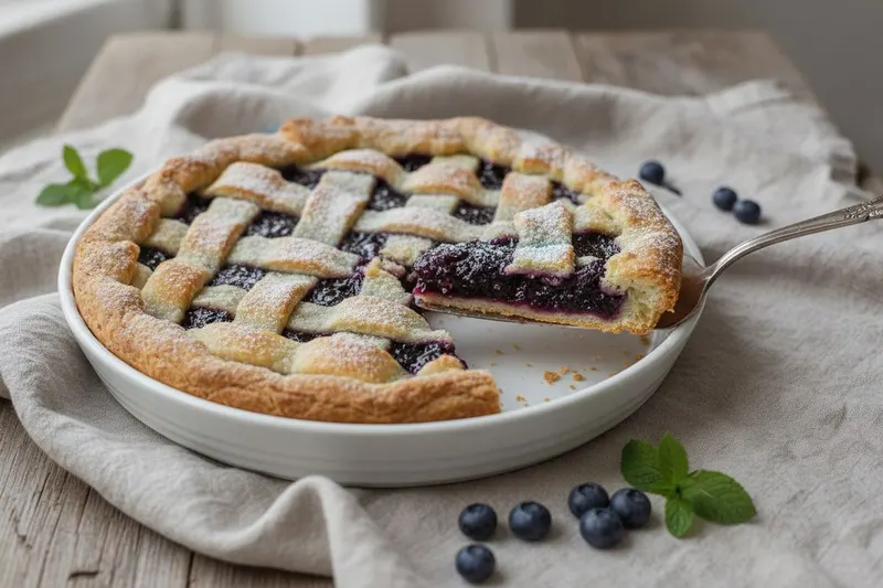 Mustikka crostata 