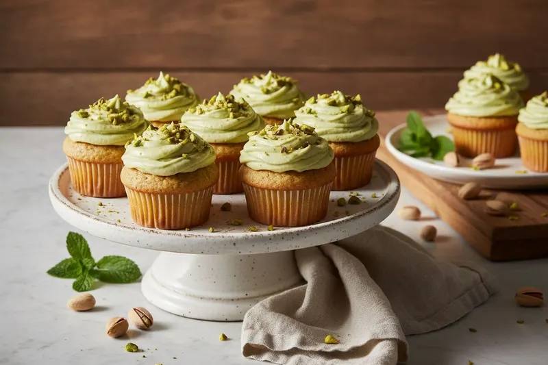 Pistaasikreemimuffinit