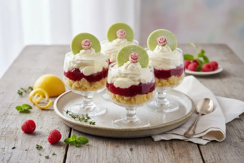 Prinsessakakku lasissa