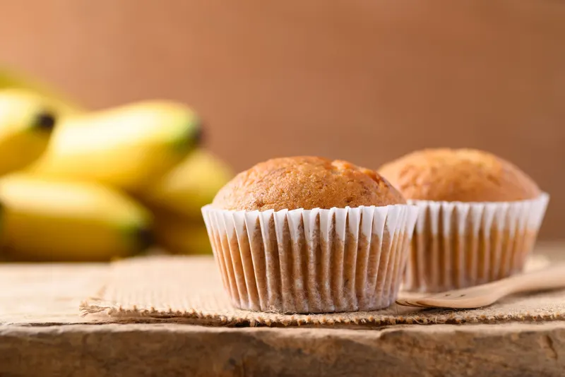 Banaanimuffinit Airfryer